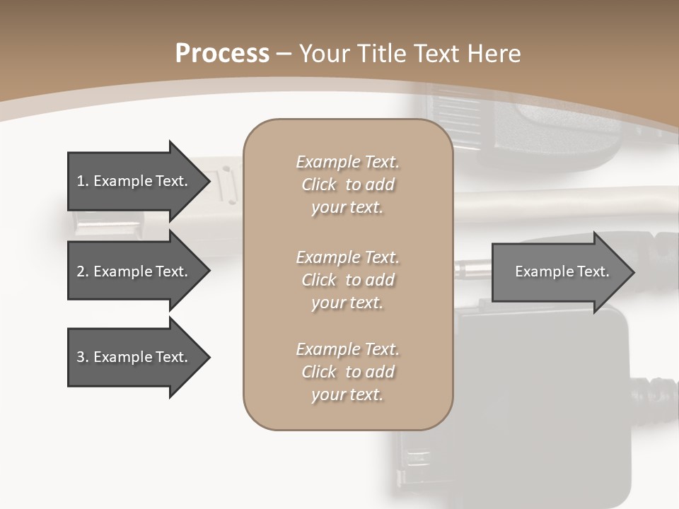 Electronic Supply Energy PowerPoint Template