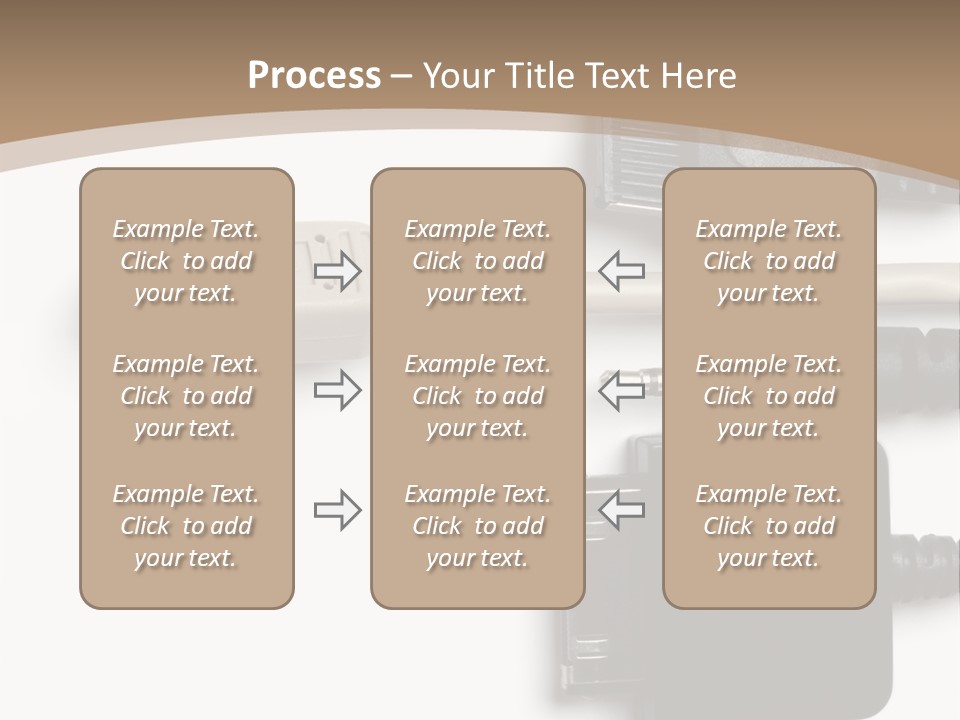 Electronic Supply Energy PowerPoint Template