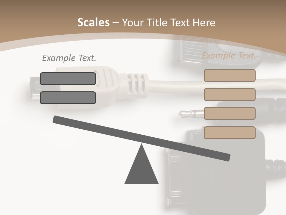 Electronic Supply Energy PowerPoint Template