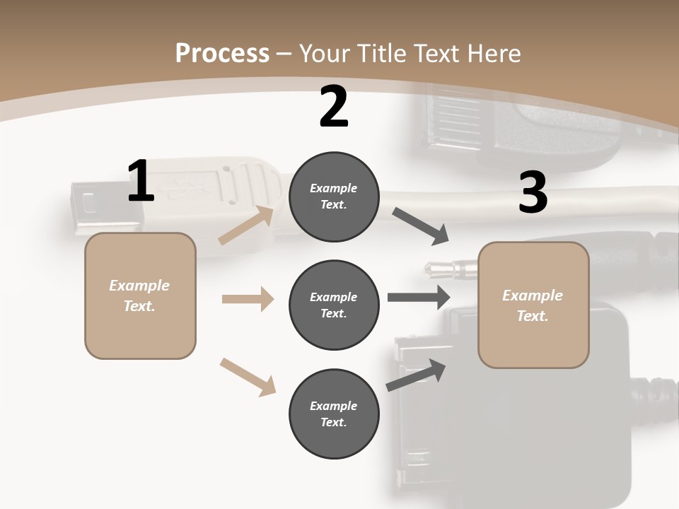 Electronic Supply Energy PowerPoint Template