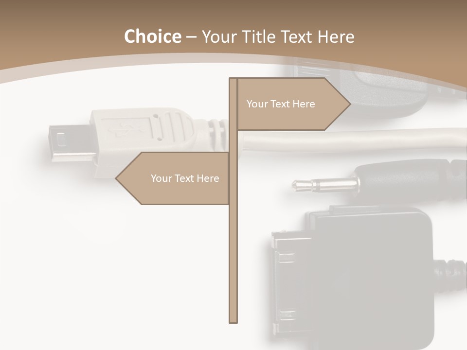 Electronic Supply Energy PowerPoint Template