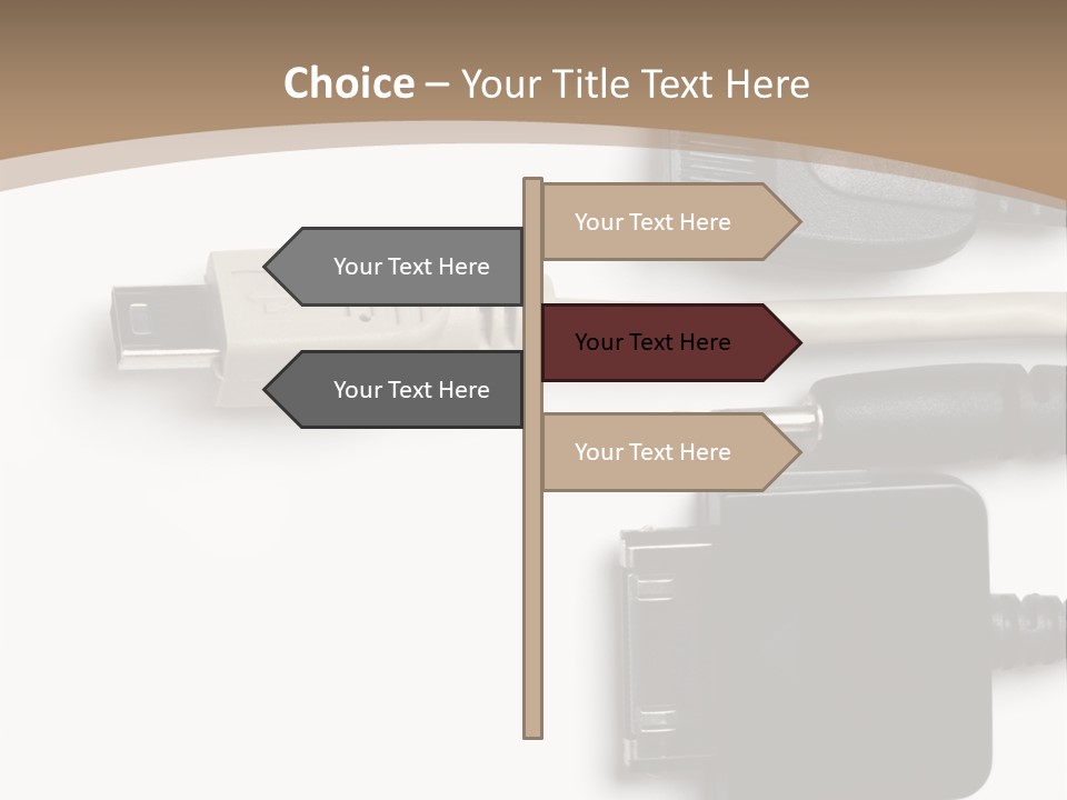 Electronic Supply Energy PowerPoint Template