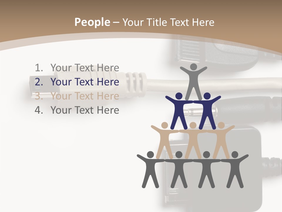 Electronic Supply Energy PowerPoint Template