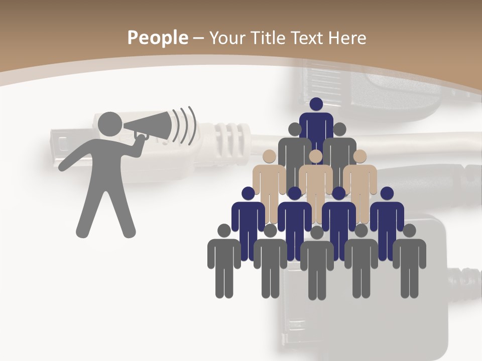 Electronic Supply Energy PowerPoint Template