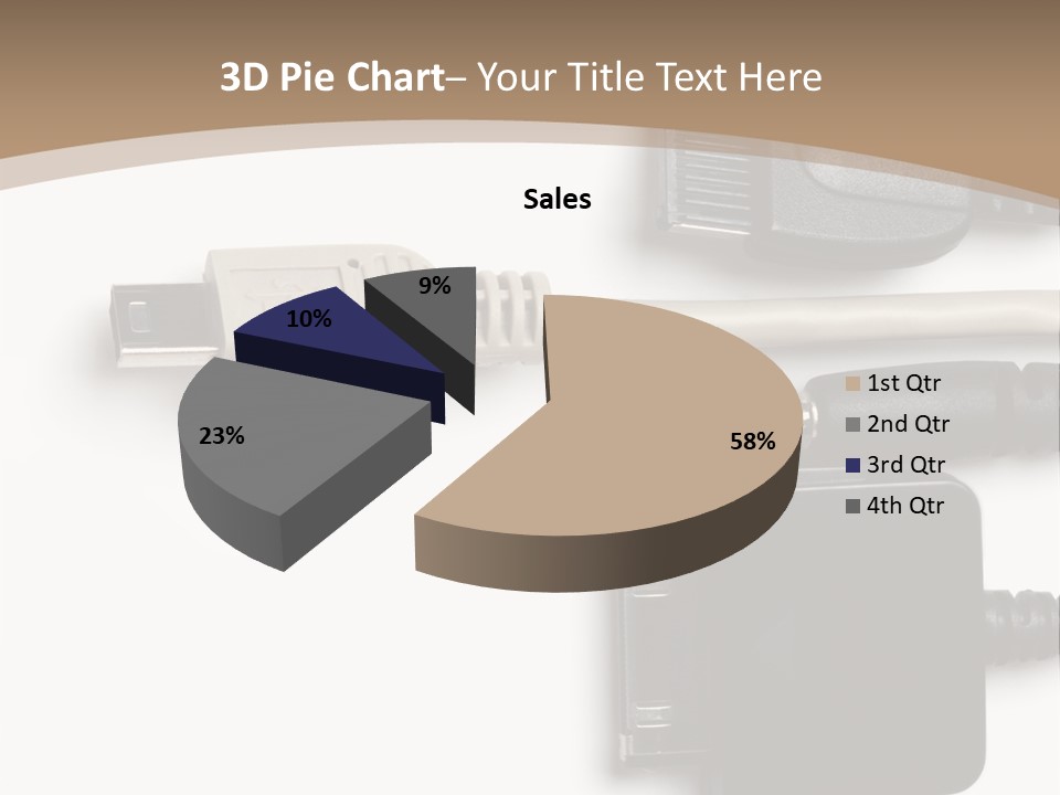 Electronic Supply Energy PowerPoint Template