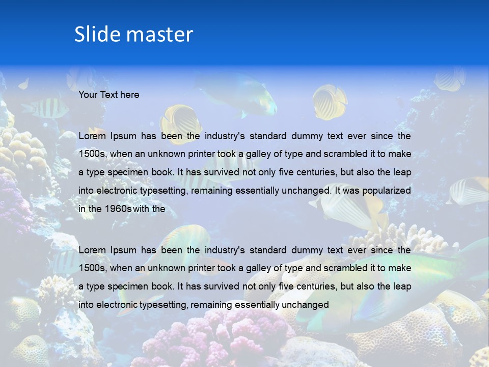 Ocean Tropical Egypt PowerPoint Template