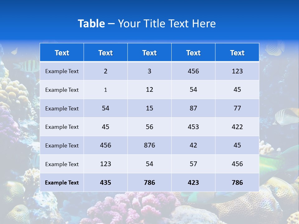 Ocean Tropical Egypt PowerPoint Template