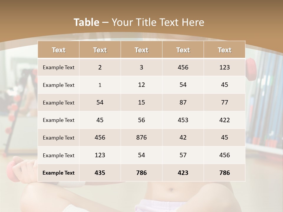 Joy Sport Hall Coaching PowerPoint Template