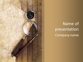 Dirty Rusty Old PowerPoint Template