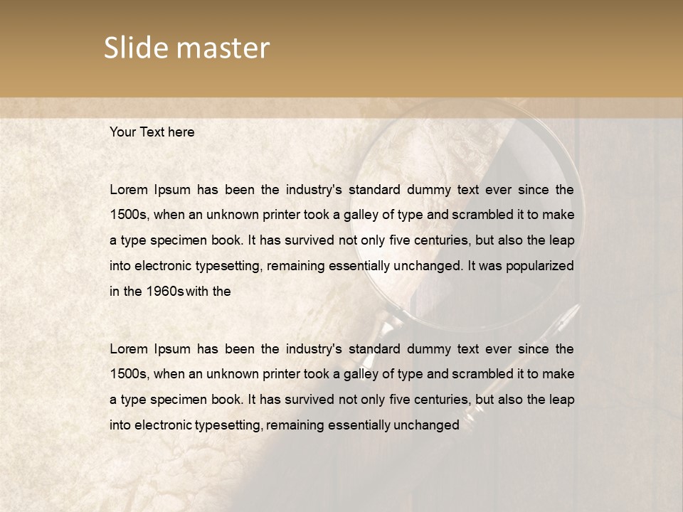 Dirty Rusty Old PowerPoint Template