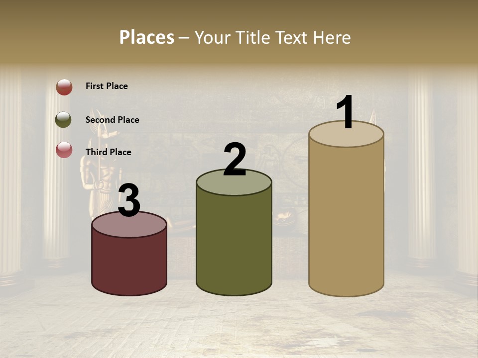 Eagle Monument Pharao PowerPoint Template