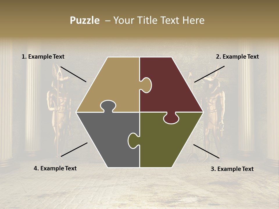 Eagle Monument Pharao PowerPoint Template