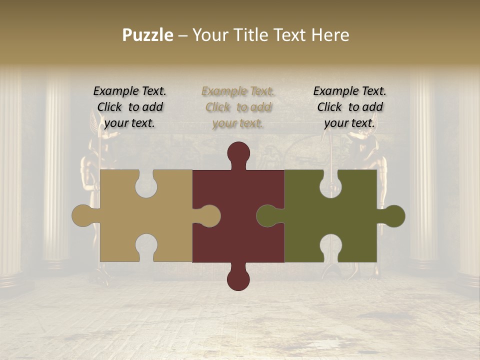 Eagle Monument Pharao PowerPoint Template