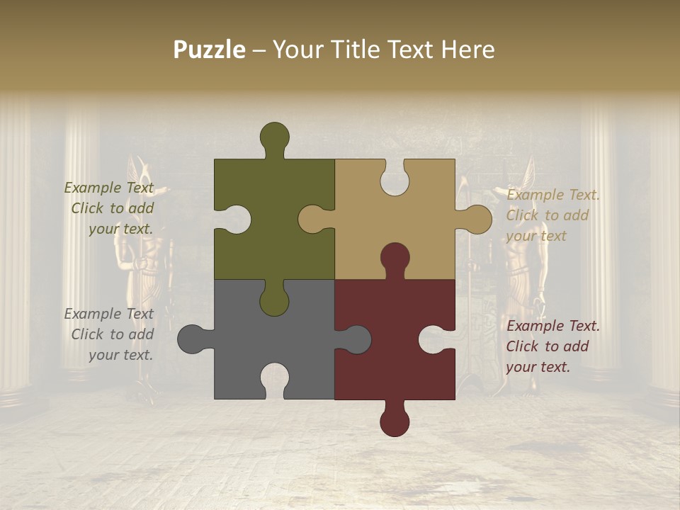 Eagle Monument Pharao PowerPoint Template