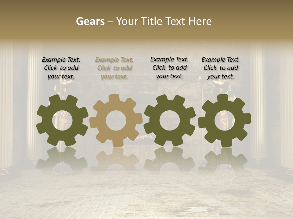 Eagle Monument Pharao PowerPoint Template