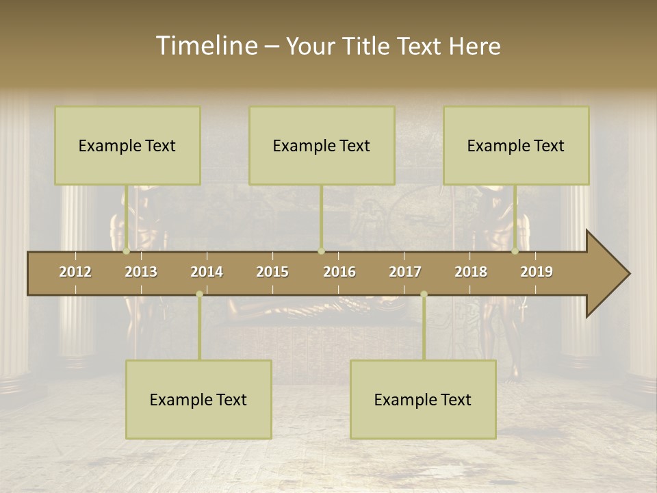 Eagle Monument Pharao PowerPoint Template