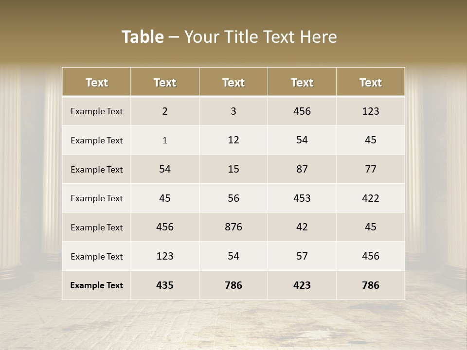 Eagle Monument Pharao PowerPoint Template