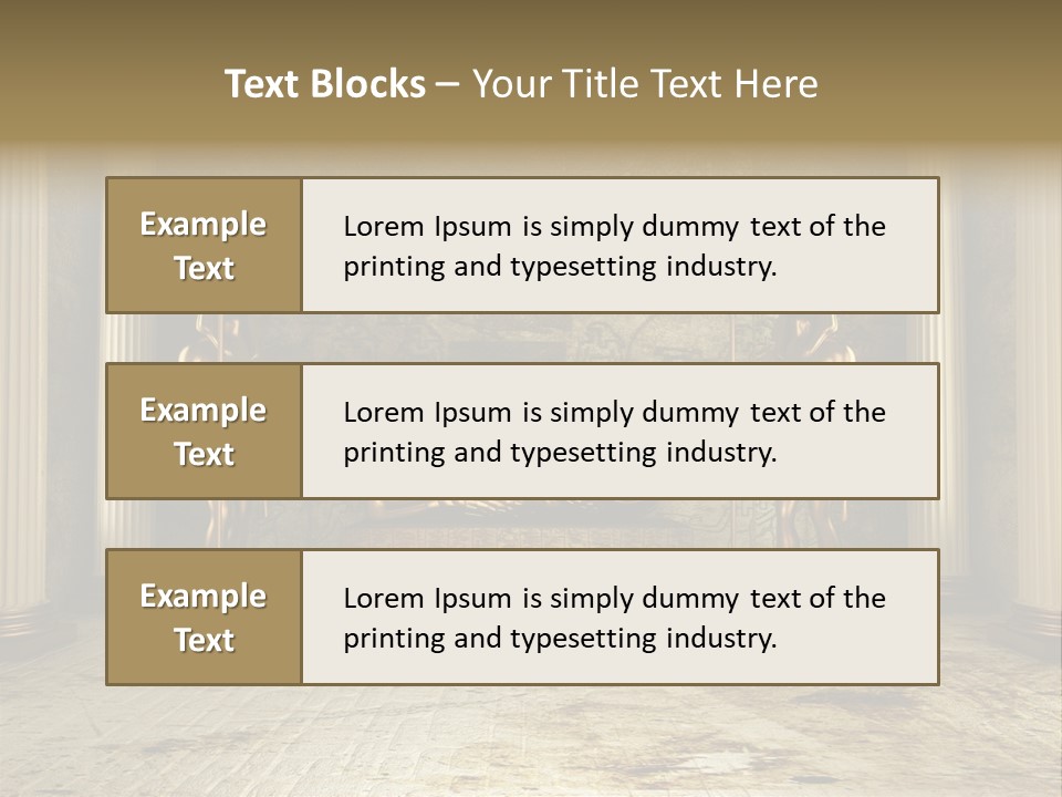 Eagle Monument Pharao PowerPoint Template