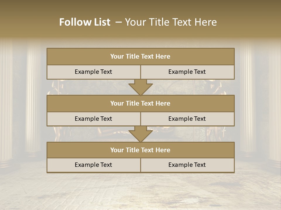 Eagle Monument Pharao PowerPoint Template