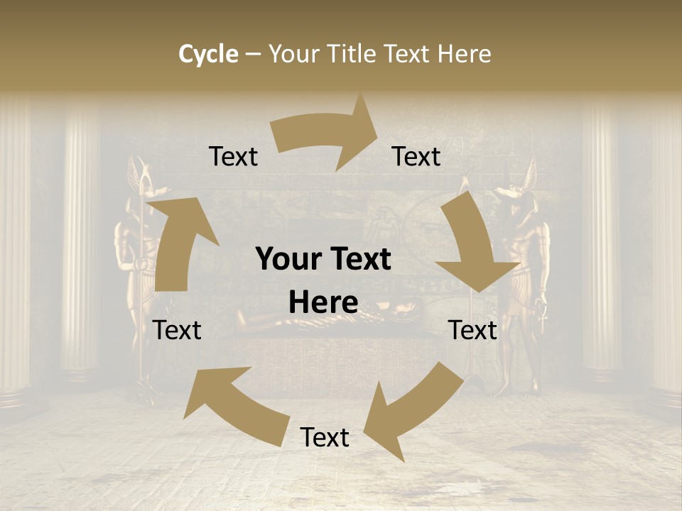 Eagle Monument Pharao PowerPoint Template