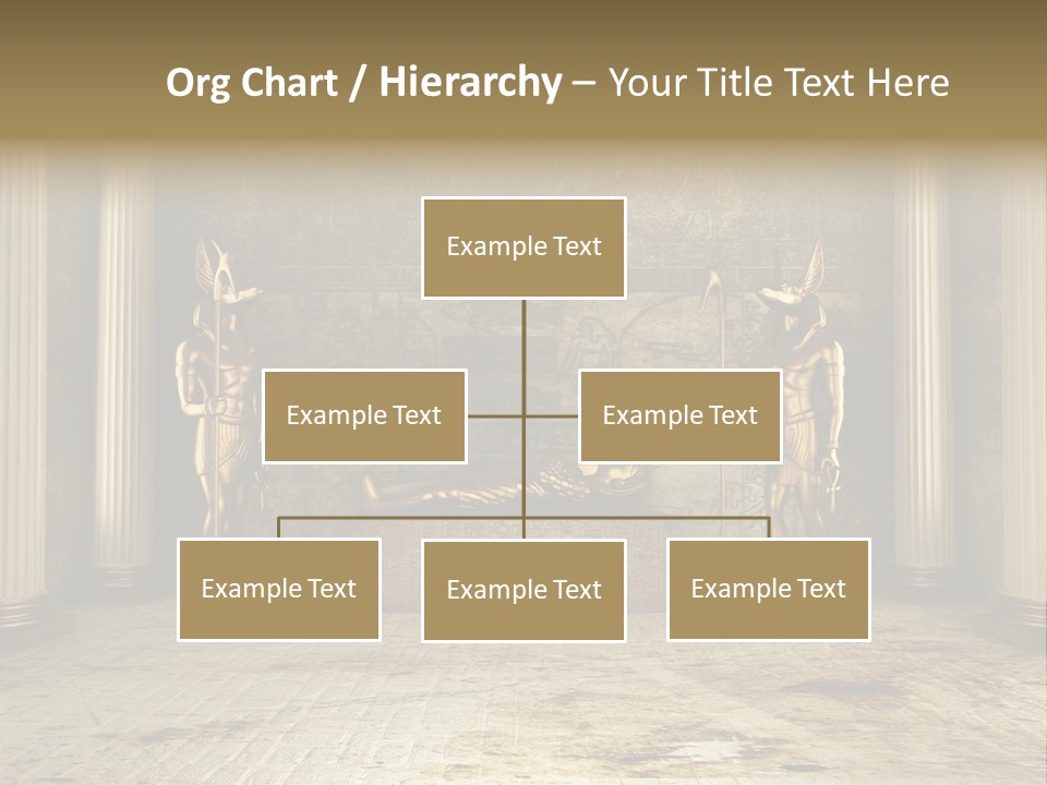 Eagle Monument Pharao PowerPoint Template