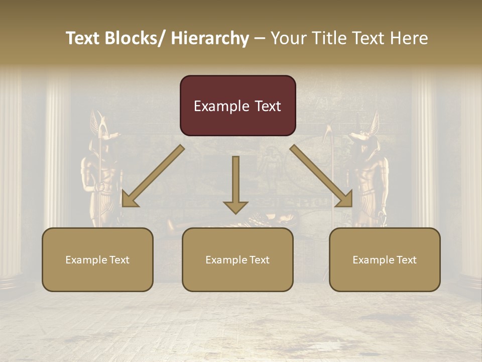 Eagle Monument Pharao PowerPoint Template