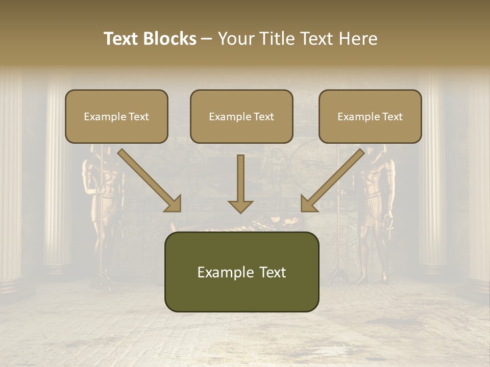 Eagle Monument Pharao PowerPoint Template