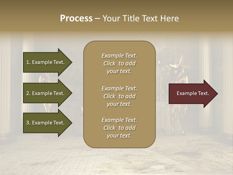 Eagle Monument Pharao PowerPoint Template