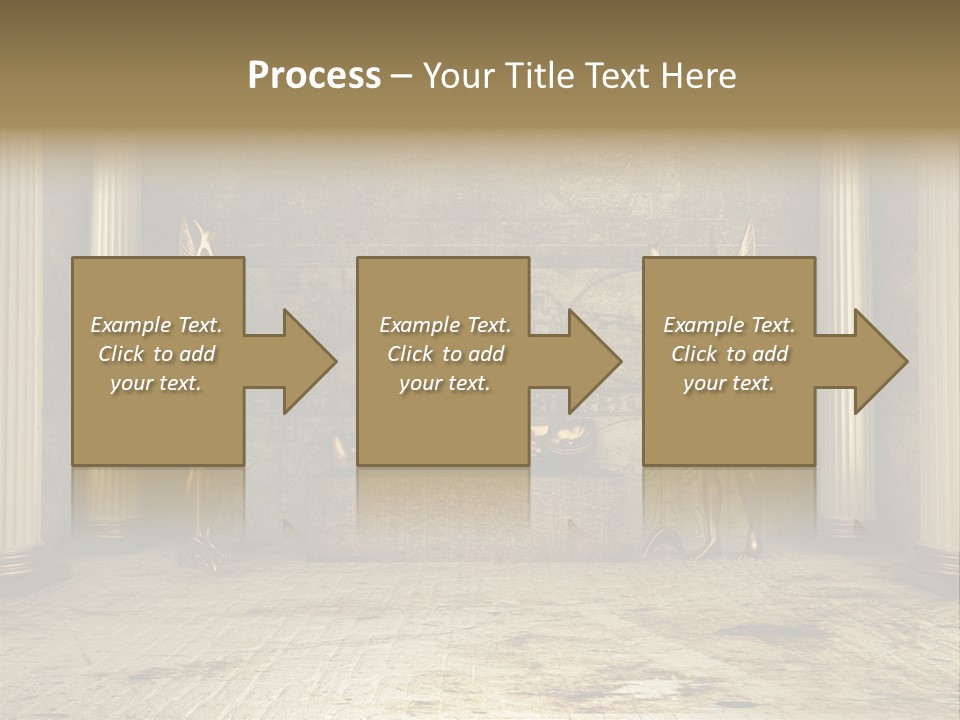 Eagle Monument Pharao PowerPoint Template