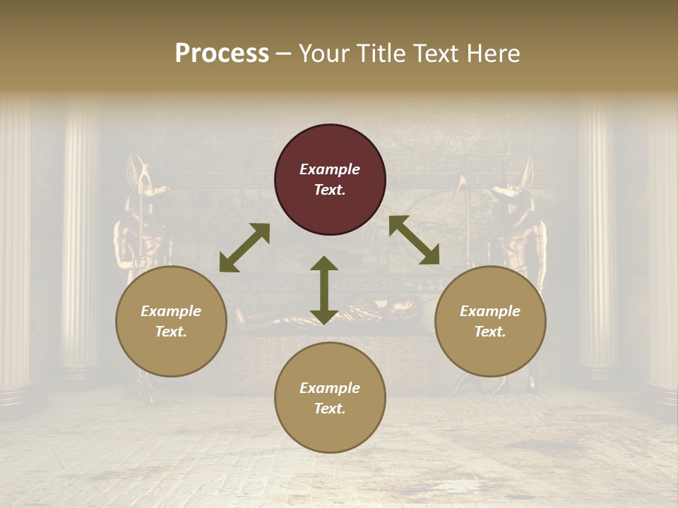 Eagle Monument Pharao PowerPoint Template