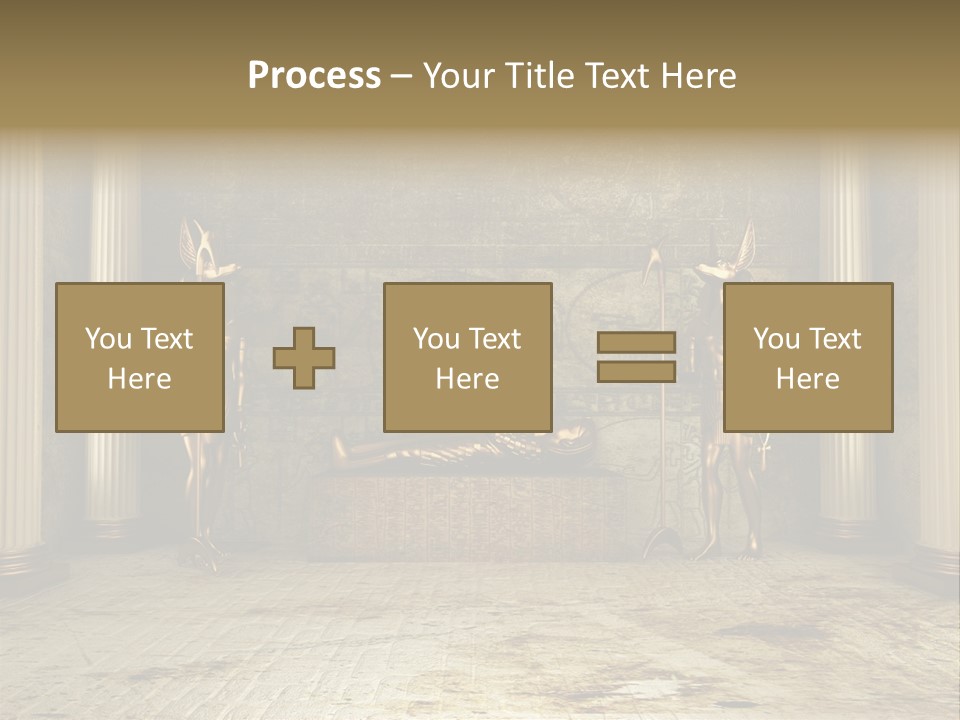 Eagle Monument Pharao PowerPoint Template