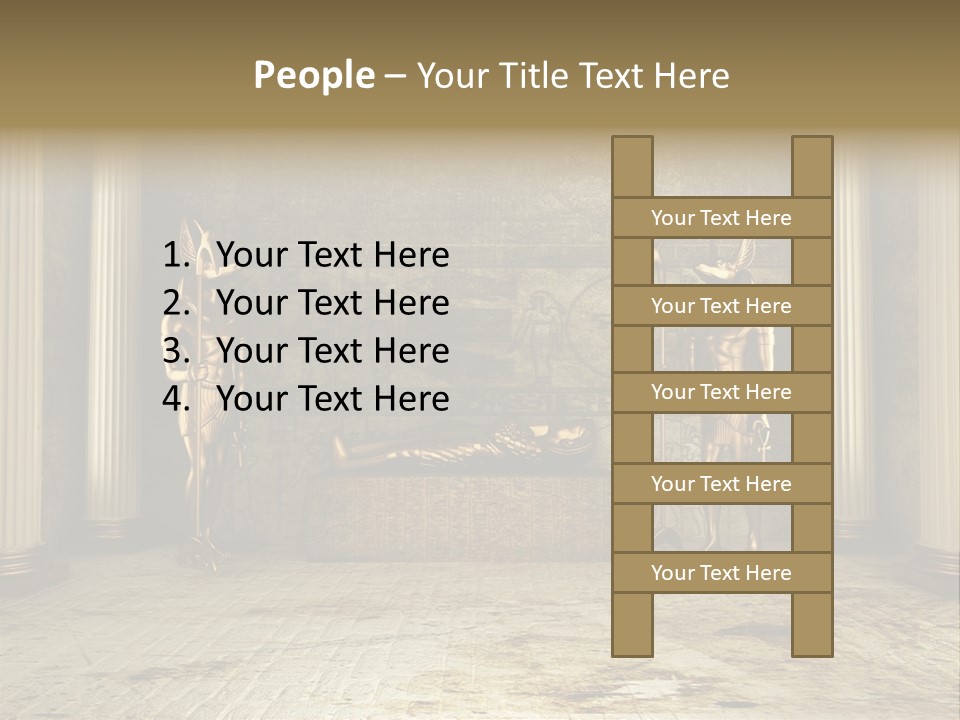 Eagle Monument Pharao PowerPoint Template