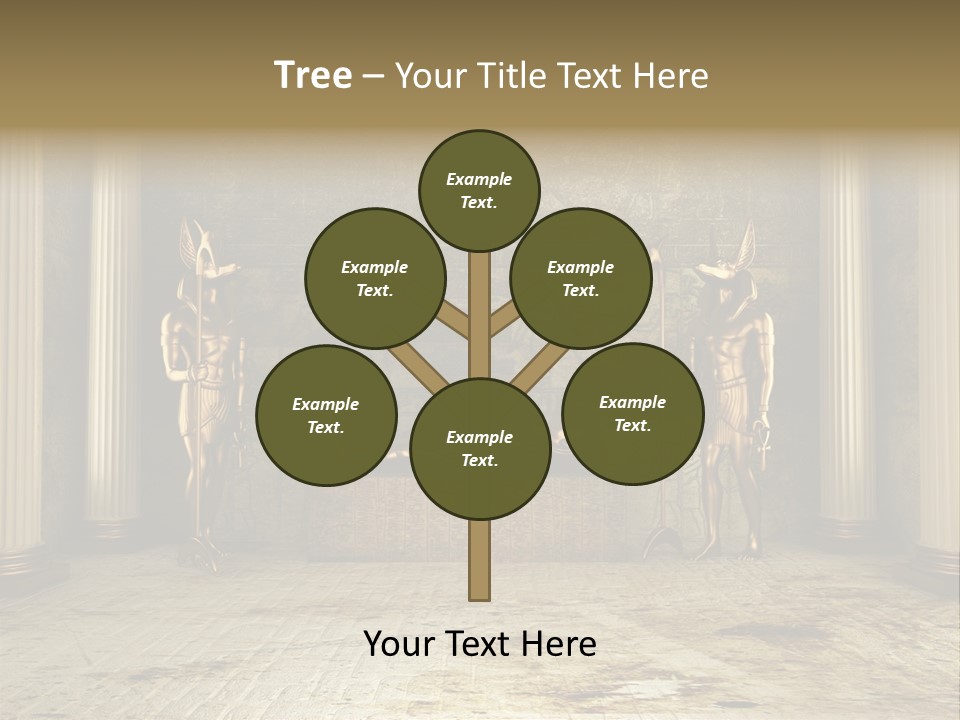 Eagle Monument Pharao PowerPoint Template