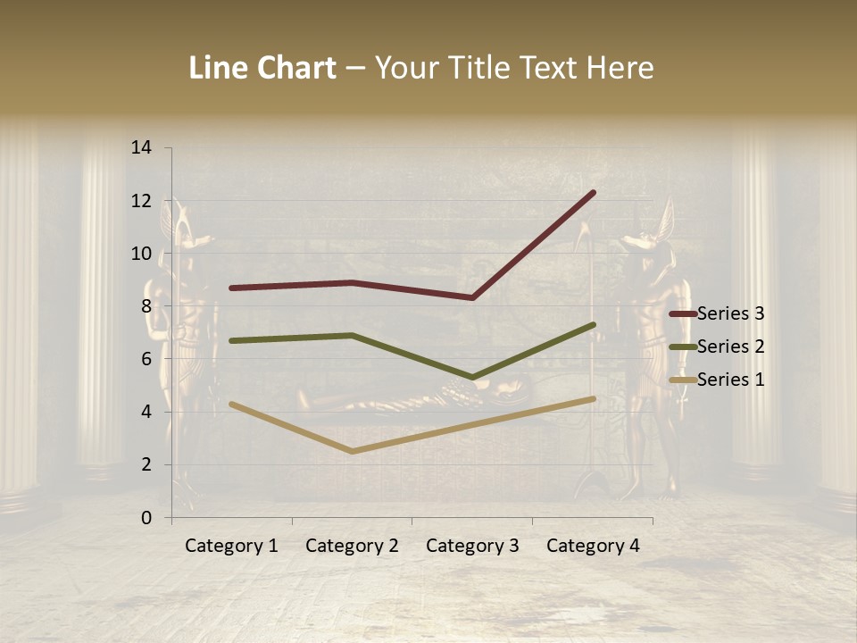 Eagle Monument Pharao PowerPoint Template