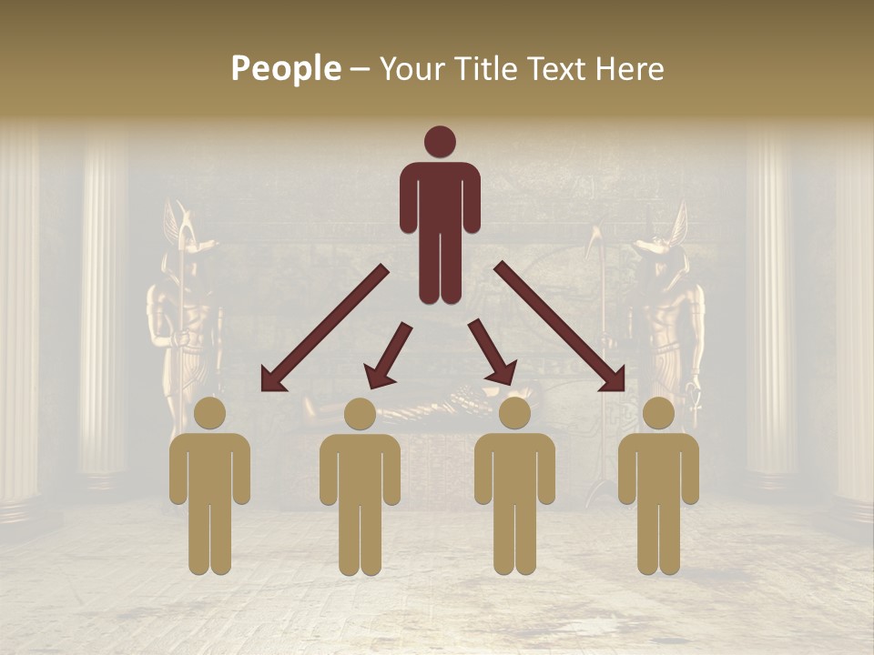 Eagle Monument Pharao PowerPoint Template