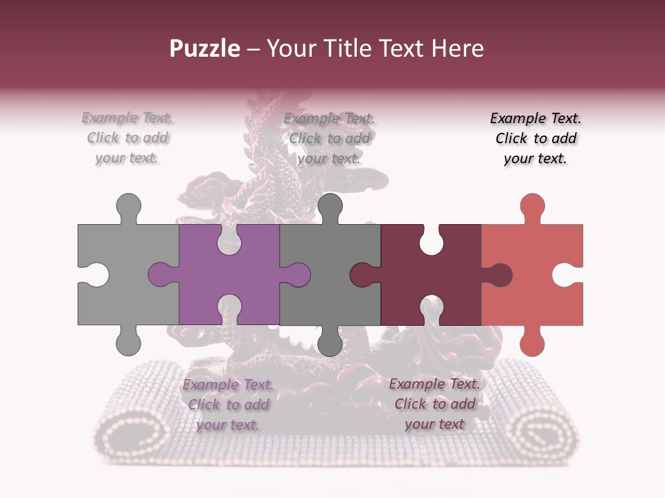 Beautiful Eastern Sculpture PowerPoint Template