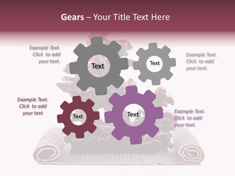 Beautiful Eastern Sculpture PowerPoint Template