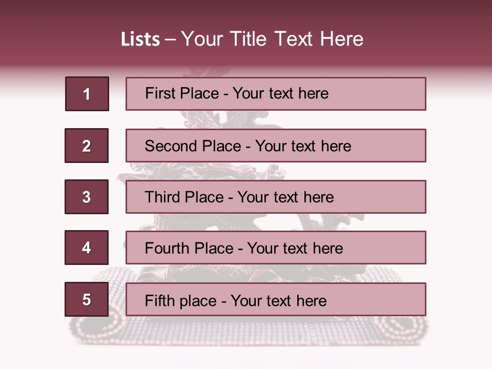 Beautiful Eastern Sculpture PowerPoint Template