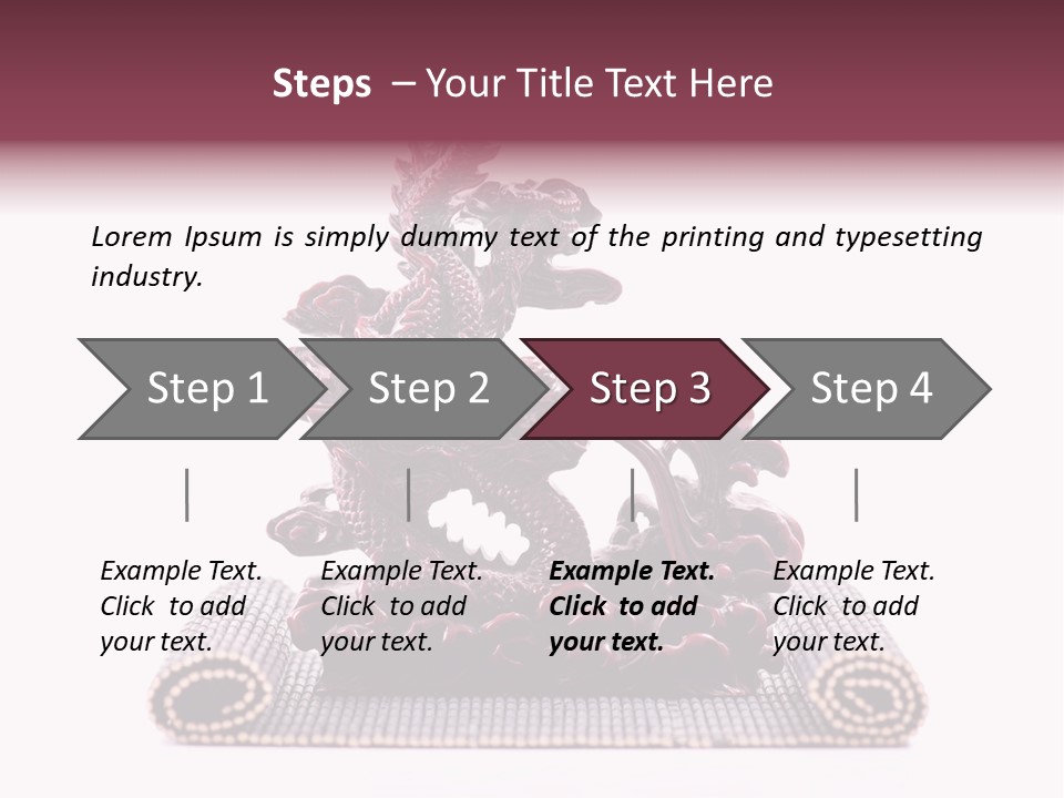 Beautiful Eastern Sculpture PowerPoint Template