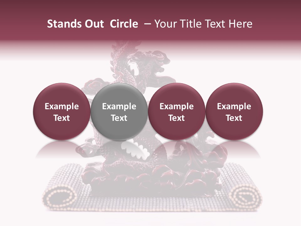 Beautiful Eastern Sculpture PowerPoint Template