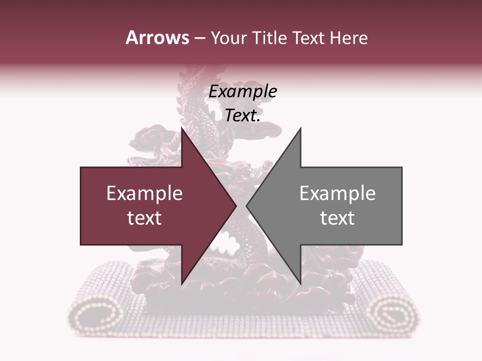 Beautiful Eastern Sculpture PowerPoint Template