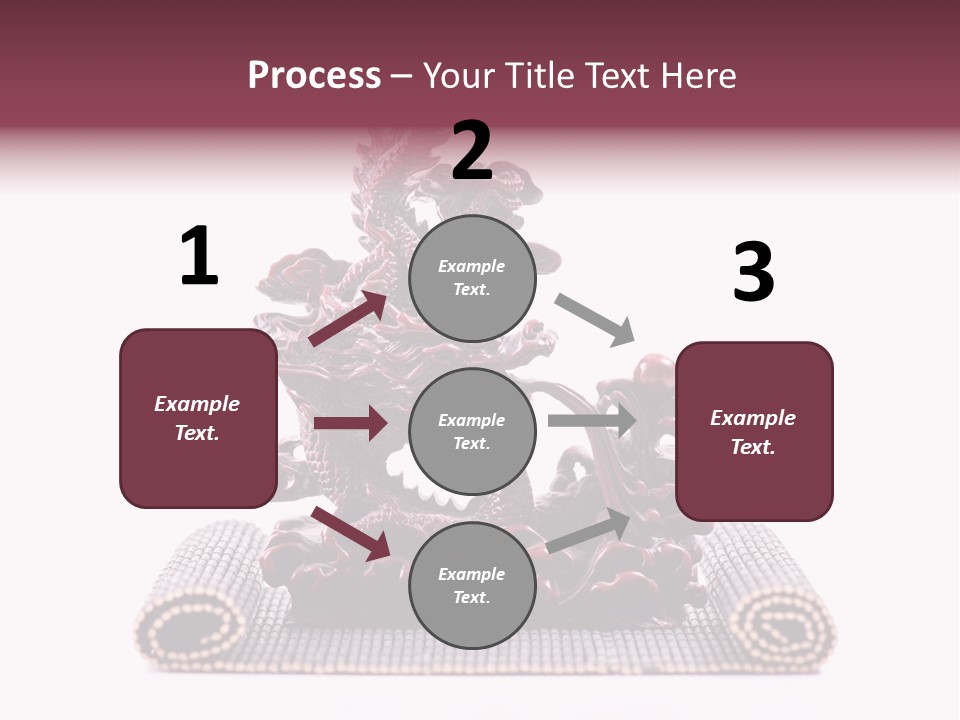 Beautiful Eastern Sculpture PowerPoint Template