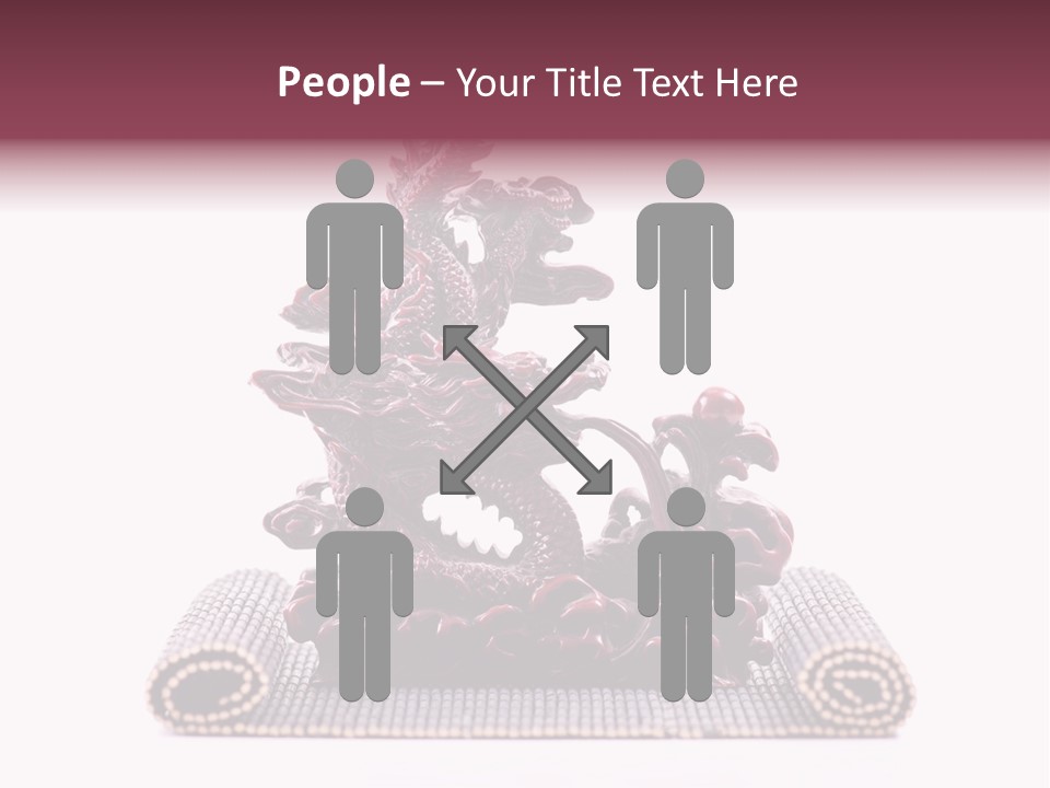 Beautiful Eastern Sculpture PowerPoint Template