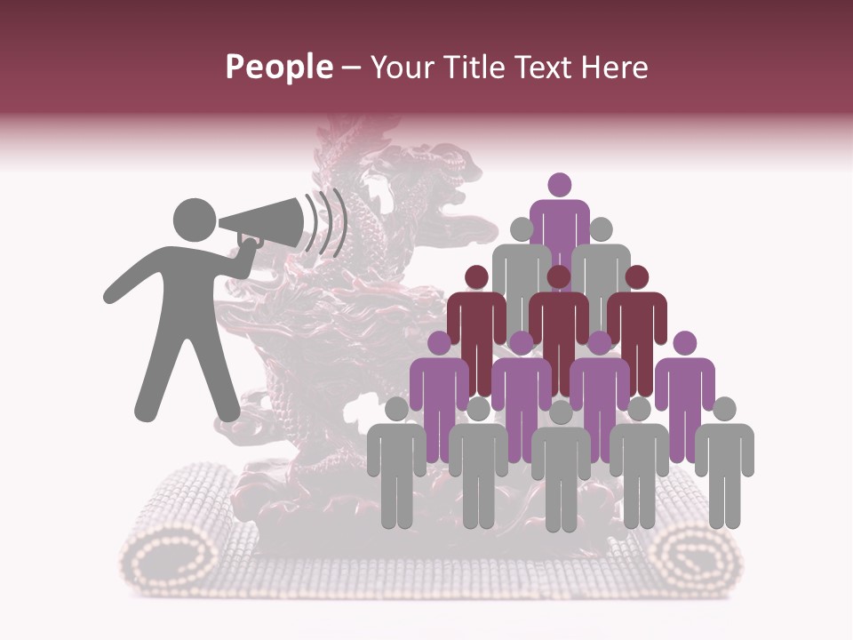 Beautiful Eastern Sculpture PowerPoint Template