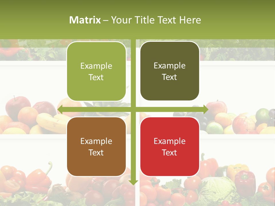 Health Yellow Nut PowerPoint Template