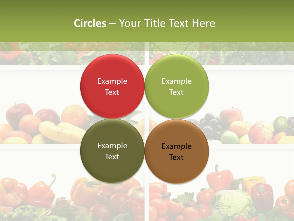 Health Yellow Nut PowerPoint Template