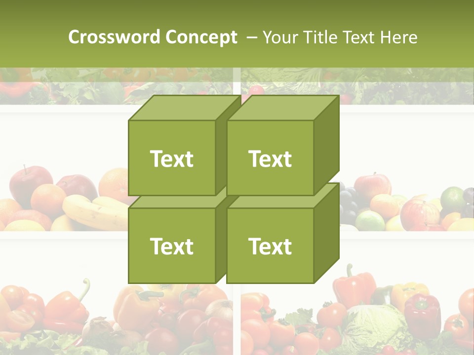 Health Yellow Nut PowerPoint Template