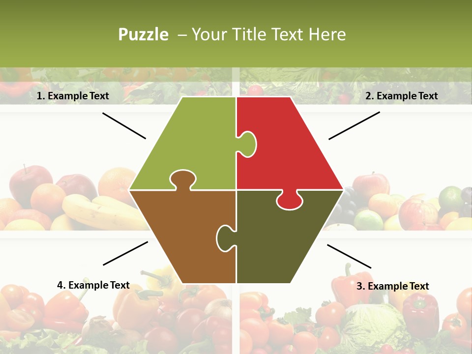 Health Yellow Nut PowerPoint Template