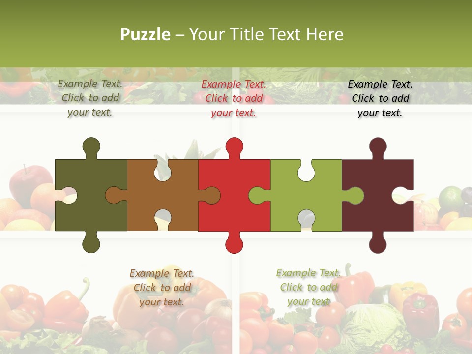 Health Yellow Nut PowerPoint Template