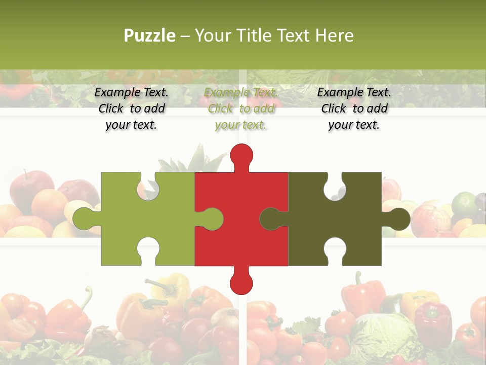 Health Yellow Nut PowerPoint Template